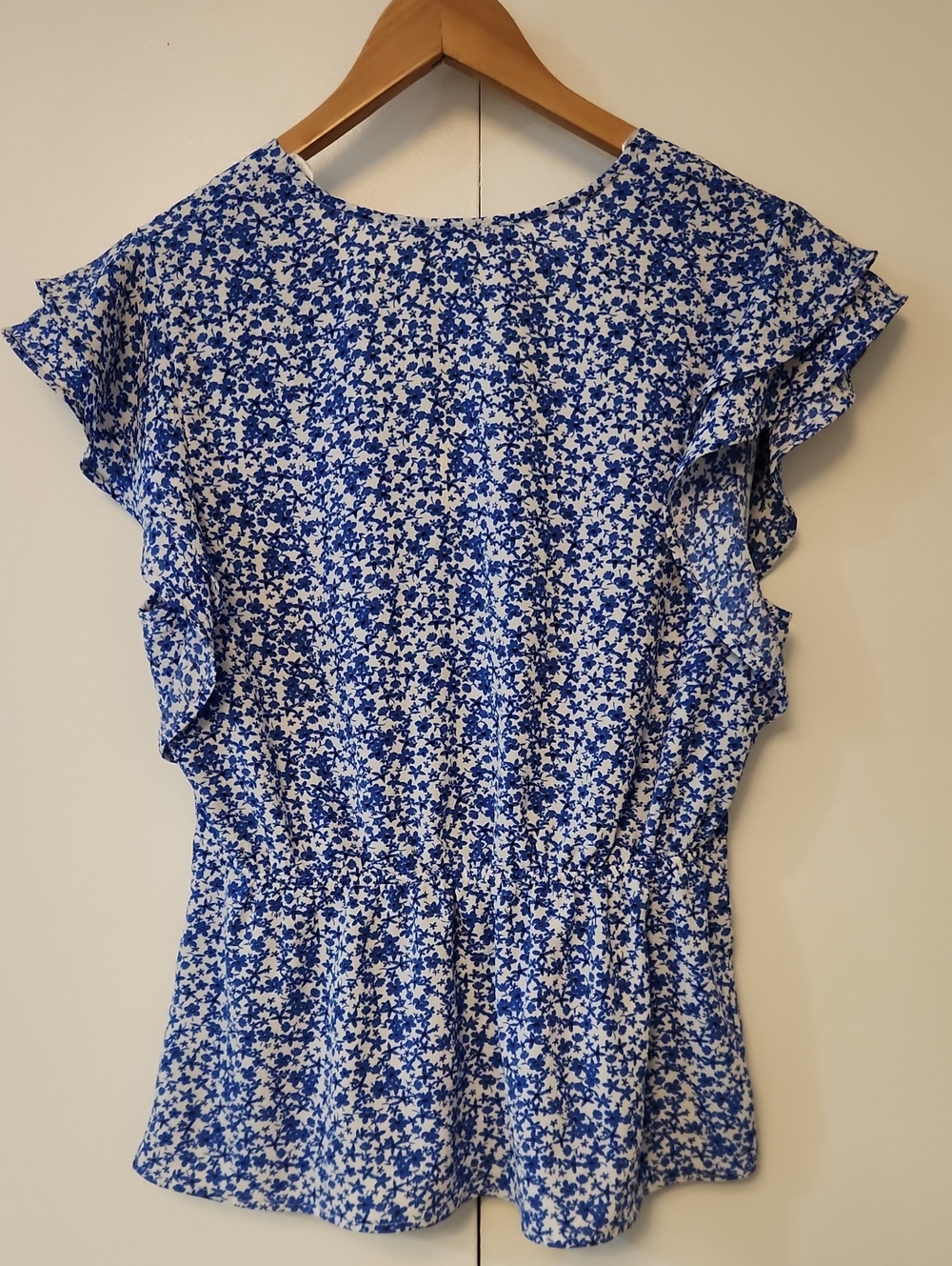 Monteau Faux Wrap Blouse (Misses XL) - Picture 2 of 7